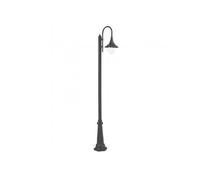 Sovil Lampada Palo Alto da Giardino E27 60W in Alluminio Nero