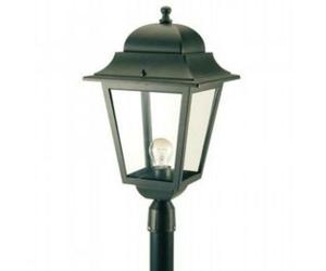 SOVIL LANTERNA TESTA/PALO MAXI QUADRATA ATTACCO E27 IN PRESSOFUSIONE DI ALLUMINI