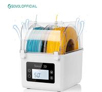 Sovol 2 rotoli di filamenti disidratatore supporto bobina filamenti scatola asciutta per stampante 3D materiale ABS PLA PETG TPU FDM da 1,75 mm, 2,85 mm