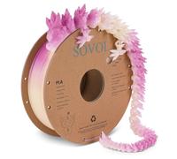Sovol Filamento fotosensibile per stampante 3D, filamento singolo colore che cambia la luce, in PLA da 1 kg, precisione dimensionale +/- 0,03 mm, 1,75 mm, colore viola