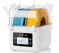 Sovol SH01 Essiccatore Filamento 3D Filament Dryer per 2 bobine di filamento 3D per PLA/ABS/TPU/altri materiali di stampa 3D, Bianco