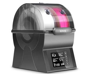 Sovol SH02 Essiccatore Filamento 3D 2025, Filament Dryer per 2 bobine di filamento 3D, 150W PTC Riscalda fino a 70°C per PLA/ABS/TPU/altri materiali di stampa 3D