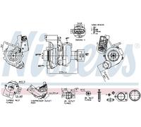 NISSENS 93564 Turbina