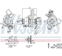 NISSENS 93519 Turbina