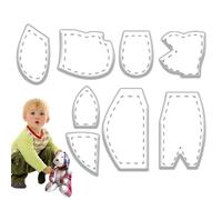 Sovrani Trapunti - Sovrano Elefante | Modello Acrilico Trapunta Artistica | Set Righe E Stencil Trapuntatura Fatti A Mano Per Motivi Tessili, Orsi Ricordo, Progetti Decorativi Da Cucire