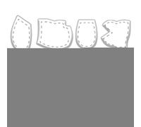 Sovrani Trapunti - Sovrano Elefante | Modello Acrilico Trapunta Artistica | Set Righe E Stencil Trapuntatura Fatti A Mano Per Motivi Tessili, Orsi Ricordo, Progetti Decorativi Da Cucire