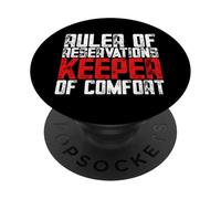 Sovrano delle prenotazioni Custode di Comfort Hotel Manager PopSockets PopGrip Adesivo