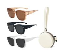 Sovraocchiali Da Sole Per Uomo Protezione Oculare Elegante E Portatile | Occhiali Da Sole Sportivi Pieghevoli Per Guida, Sport, Viaggio, Bici, Outdoor, Uomo, Donna