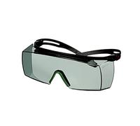 Sovraocchiali di protezione 3M™ SecureFit™ Serie 3700, stanghette nere, antigraffio, lenti grigie IR 1.7, SF3717AS-BLK