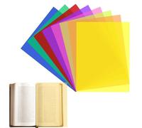 Sovrapposizioni colorate - Fogli ottici leggeri, finiture lisce e design riutilizzabile | Pratica di fluidità e miglioramento della messa a fuoco, per studio per ridurre lo stress