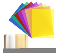 Sovrapposizioni di colore per la dislessia | Ridurre le strisce di stress visivo - Filtro colorato A4 Strumento di per l'apprendimento delle donne Riduzione dello stress Chiarezza Assistenza
