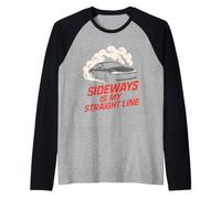 Sovrasterzo antifumo per Pneumatici Auto Drift Racing Life JDM Sideways Maglia con Maniche Raglan