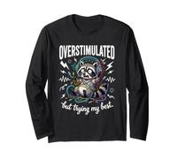 Sovrastimolato ma provando Le Mie Migliori Cuffie Raccoon Maglia a Manica