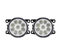 Sovxbgw Paraurti Anteriore Fendinebbia Fendinebbia A LED Auto 8000LM 30W 12V Per Mitsubishi L200 Per Outlander Per Grandis Per Pajero Per V90 2003-2016 Gruppo(9 Led White)