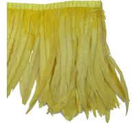 Sowder Bordo con piume di gallo, larghezza 25,4-30,5 cm, confezione da 0,9 m (giallo)