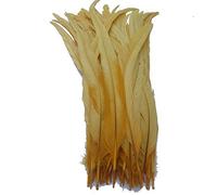 Sowder Rooster coque Tail Feathers 40 - 45 cm lunghezza, confezione da 20 golden yellow