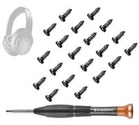 SOWLWIT Viti Ricambio ad Archetto per Bose QuietComfort 35/QC35/QC35 II/QC45/QC SE/New QC Wireless/QC25/QC3/AE2/OE1/SoundLink Series/SoundTrue Series, Facile installazione fai da te - Nero