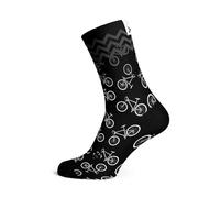 Sox Bikes Crew Calzini, Nero , 38-42