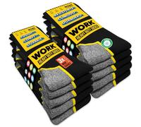 SOXCO 10 paia calze da lavoro uomo lunghe rinforzate WORK Socks