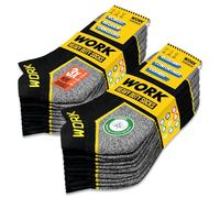 SOXCO 10 paia calze lavoro uomo corti estive rinforzate calzini donna corte WORK Socks