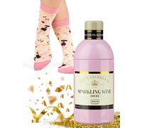 soxo Bevande Calzini Donna Cotone Idee Regalo Donna Compleanno Calze Amica Regali 35-40 Sparkling Wine 1 Paia