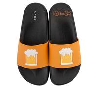 soxo Birra Ciabatte Uomo Estive Spiaggia Infradito Mare Piscina Gomma Pantofole 42-43 Birra