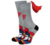 soxo DC Comics The Batman Superman Calzini Uomo Divertenti Regalo Uomo Calze Cotone 40-45 Superman 1 Paia
