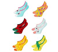 soxo Fantasmini Donna Cotone - Calzini Ragazza Corte Regalo 35-40 | socks colorati, idee compleanno creative, sorpresa speciale per amica, motivi divertenti e simpatici