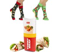 soxo Fast Food Calzini Donna Divertenti Idee Regalo Uomo Regali Amica Calze Uomo Cotone 40-45 Wrap 2 Paia