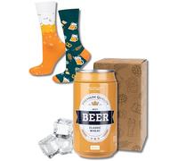 soxo Lattina Birra Calzini Uomo Divertenti Idee Regalo Cotone Calze Birre Regali Per Lui 40-45 Classic Wheat 1 Paia