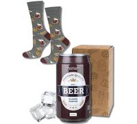 soxo Lattina Birra Calzini Uomo Divertenti Idee Regalo Cotone Calze Birre Regali Per Lui 40-45 Classic Porter2 1 Paia