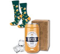 soxo Lattina Birra Calzini Uomo Divertenti Idee Regalo Cotone Calze Birre Regali Per Lui 40-45 Classic Wheat2 1 Paia