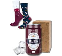 soxo Lattina Birra Calzini Uomo Divertenti Idee Regalo Cotone Calze Birre Regali Per Lui 40-45 Red Ale1 Paia