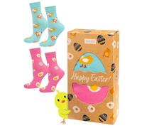 soxo Uovo Pasqua Calzini Donna Divertenti Idee Regalo Uomo Regali Amica Calze Uomo Cotone 35-40 Easter Donna 2 Paia