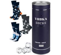 soxo Whisky Calzini Uomo Divertenti Idee Regalo Tequila Calze Regali Per Lui 40-45 Vodka 3 Paia