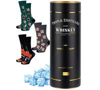 soxo Whisky Calzini Uomo Divertenti Idee Regalo Tequila Calze Regali Per Lui 40-45 Whisky 3 Paia