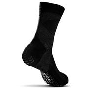 Soxpro Ankle Support FF, Calza Grip Ideata Per Gli Sport da Racchetta (Tennis, Padel, Squash), Nero, L (EU 47-52)