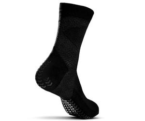 Soxpro Ankle Support FF, Calza Grip Ideata Per Gli Sport da Racchetta (Tennis, Padel, Squash), Nero, M (EU 41-46)
