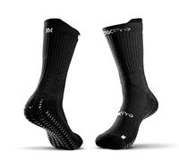 SOXPro Fast Break: Basketball Socks for Men | Athletic Grip Socks | Designed by Amar Alibegović| Anti-Slip Pads| Compressive Fabric GRIP IN Tech Ideal Sport Socks for Basketball Players Socks Black, L