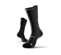 SOXPro Fast Break: Basketball Socks for Men | Athletic Grip Socks | Designed by Amar Alibegović| Anti-Slip Pads| Compressive Fabric GRIP IN Tech Ideal Sport Socks for Basketball Players Socks Black, L
