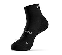 SOXPro Sprint, Calze Antiscivolo Leggero con Grip per il Mondo Running - Colore Nero - Taglia L (EU 44-46)