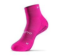 SOXPro Sprint, Calze Antiscivolo Leggero con Grip per il Mondo Running - Colore Rosa - Taglia M (EU 41-43)