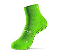 SOXPro Sprint, Calze Antiscivolo Leggero con Grip per il Mondo Running - Colore Verde - Taglia L (EU 44-46)
