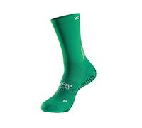 SOXPro Ultra Light Calze Antiscivolo Calcio- Unisex Grip Socks - Calze Grip con Frecce In Silicone - Rugby e Calze Grip Calcio - Calzini Calcio Confezione da 2 Unità - Colore Verde - Taglia S (38-40)