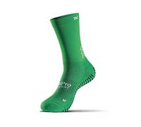 SOXPro Ultra Light Calze Grip Antiscivolo - Unisex - Calze con Frecce In Silicone - Calze Calcio e Rugby - Confezione da 2 Unità Colore Verde - Taglia XS (35-37)
