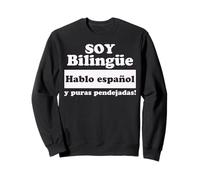 Soy Bilingue Hablo Espanol y puras pendejadas Funny Mexicans Felpa