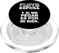 Soy casado y amo a mi esposa Funny Mexicans Sarcastic PopSockets PopGrip per MagSafe