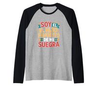 Soy El Hijo Favorito Divertente Detto Colorato Gradiente Maglia con Maniche Raglan