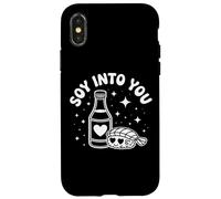 Soy Into You Funny Sushi Lover Design Cute Food Pun for All Custodia per iPhone X/XS