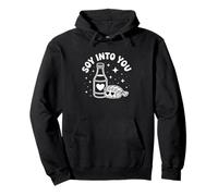Soy Into You Funny Sushi Lover Design Cute Food Pun for all Felpa con Cappuccio